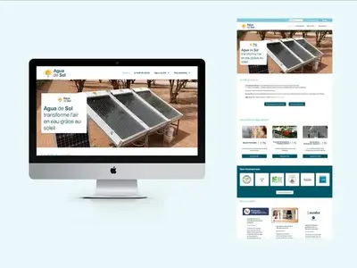 Agua de Sol · Création de site internet