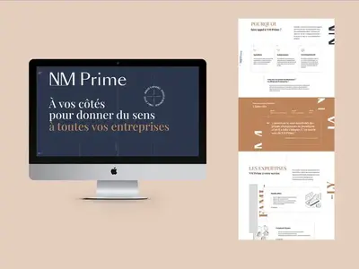 NM Prime · Création de site internet