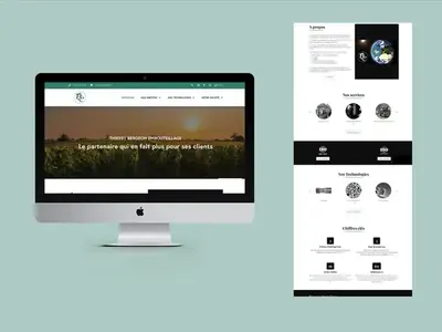 Thierry Bergeon Embouteillage · Création de site internet