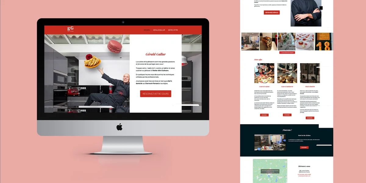 Site internet restaurant Gallur, Sitizzi Clermont-Ferrand